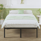 High Bed Frame 4ft6 with Rounded Corner Legs