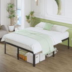High Bed Frame 4ft6 with Rounded Corner Legs
