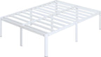 High Bed Frame with Rounded Corners