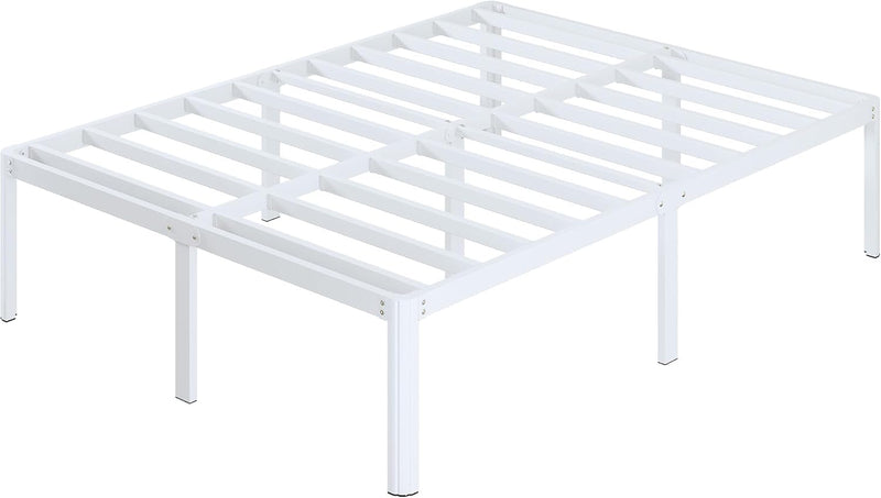 High Bed Frame with Rounded Corners