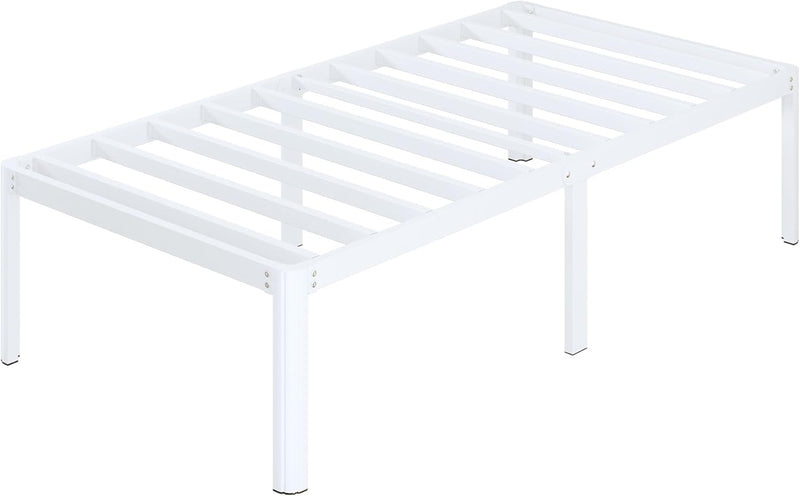 High Bed Frame with Rounded Corners