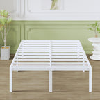 High Bed Frame with Rounded Corners