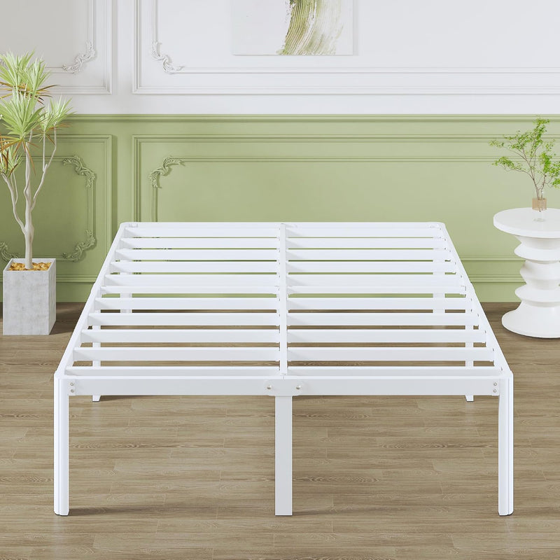High Bed Frame with Rounded Corners
