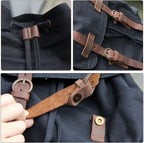 High Capacity Canvas Vintage Backpack for School Hiking