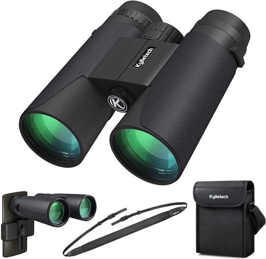 High Power 12x42 Binoculars for Adults with Prism