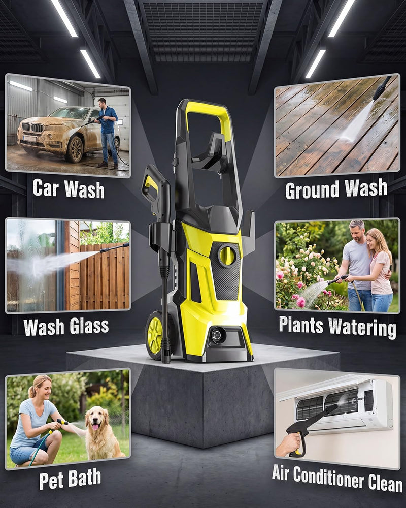 High Pressure Washer 1800W 135 Bar Electric Power
