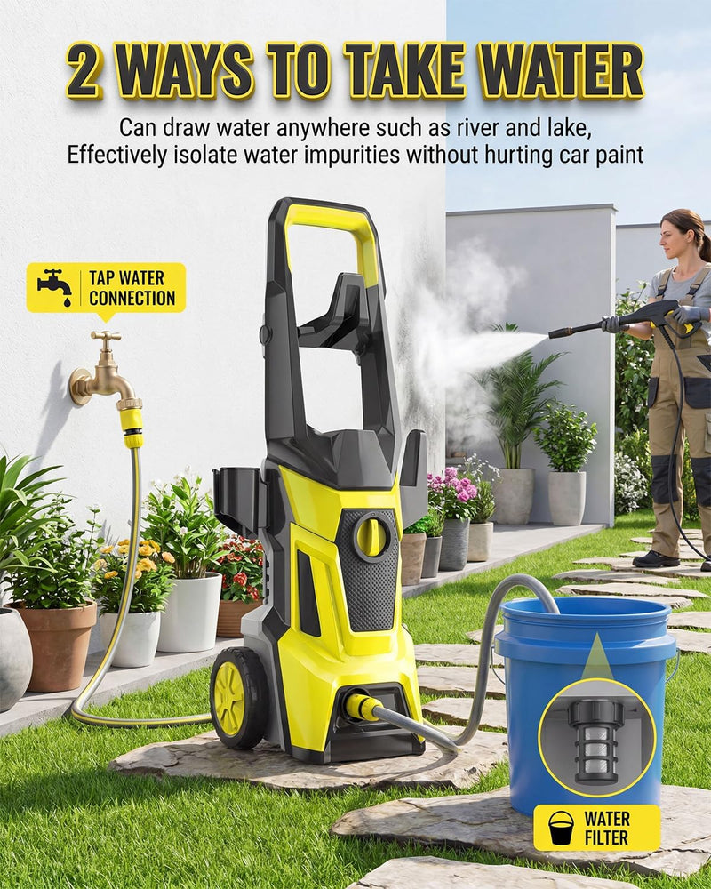High Pressure Washer 1800W 135 Bar Electric Power