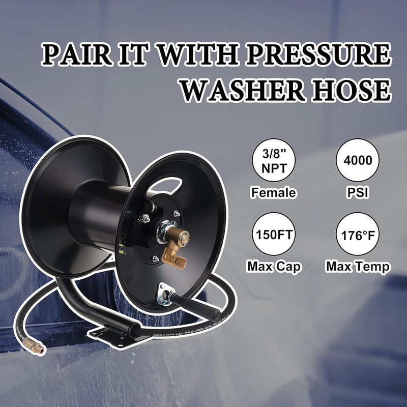 High Pressure Washer Hose Reel