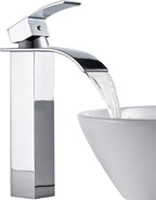 High Rise Basin Mixer Taps Square Monobloc Tap