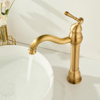 High Rise Basin Mixer Taps Square Monobloc Tap