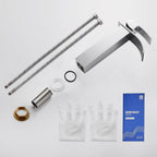 High Rise Basin Mixer Taps Square Monobloc Tap