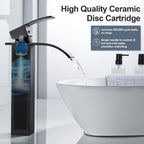 High Rise Basin Mixer Taps Square Monobloc Tap