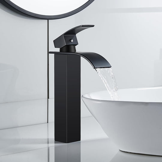 High Rise Basin Mixer Taps Square Monobloc Tap