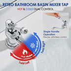 High Rise Basin Mixer Taps Square Monobloc Tap