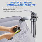 High Rise Basin Mixer Taps Square Monobloc Tap