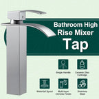 High Rise Basin Mixer Taps Square Monobloc Tap