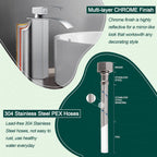 High Rise Basin Mixer Taps Square Monobloc Tap