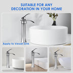 High Rise Basin Mixer Taps Square Monobloc Tap