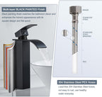 High Rise Basin Mixer Taps Square Monobloc Tap