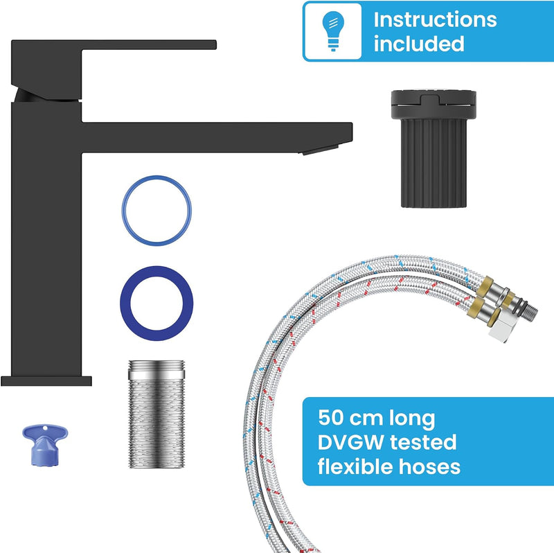 High Tap for the Bathroom in Stream Design