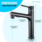 High Wash Basin Mixer Tap for Countertop Washbasin