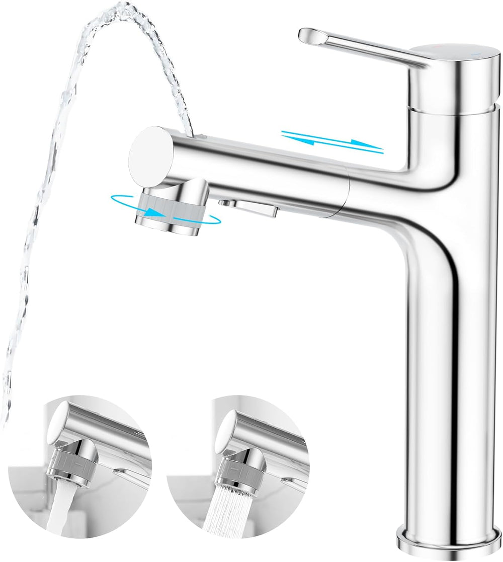 High Wash Basin Mixer Tap for Countertop Washbasin