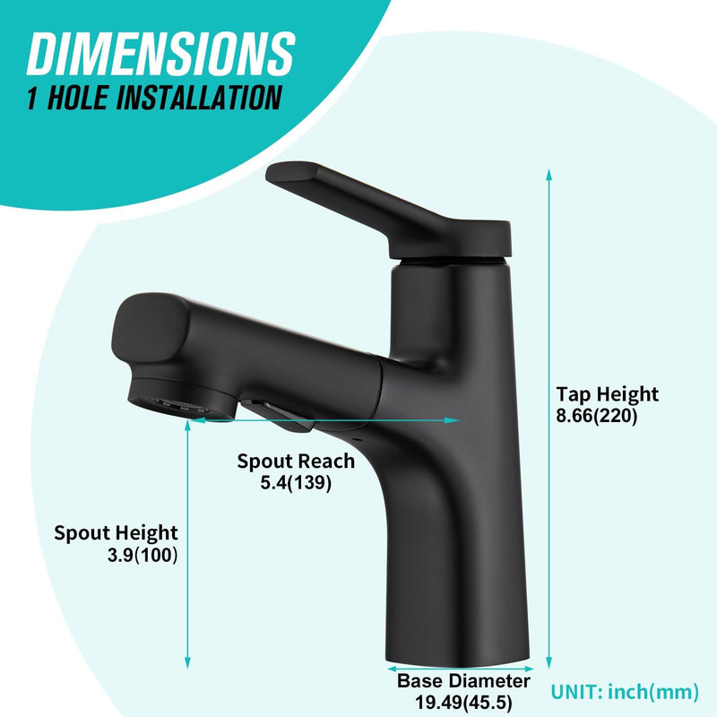 High Wash Basin Mixer Tap for Countertop Washbasin