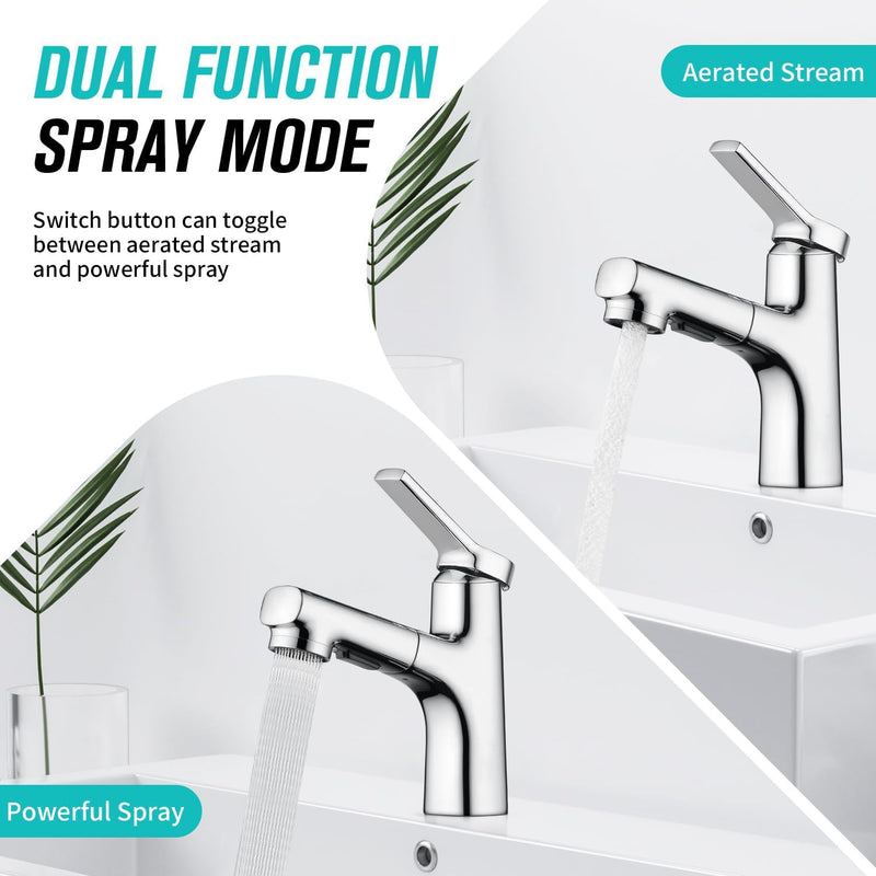 High Wash Basin Mixer Tap for Countertop Washbasin
