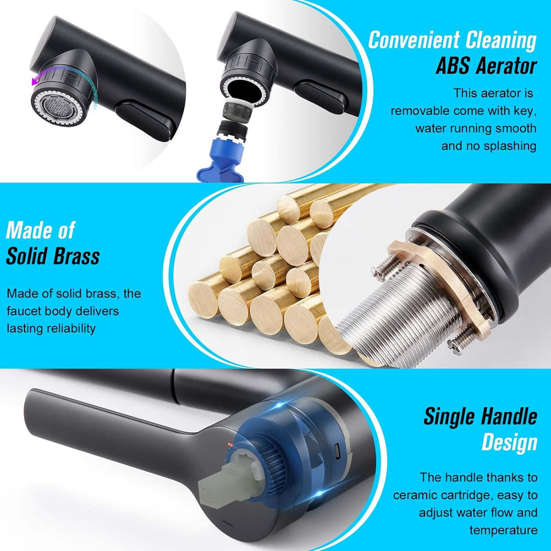 High Wash Basin Mixer Tap for Countertop Washbasin