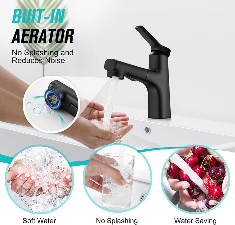 High Wash Basin Mixer Tap for Countertop Washbasin