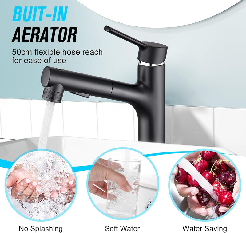 High Wash Basin Mixer Tap for Countertop Washbasin
