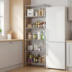 6-Tier Wire Shelving Unit with Wheels