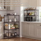 6-Tier Wire Shelving Unit with Wheels