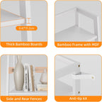 Ladder Shelf 4 Tier Bookshelf Freestanding Bathroom Storage