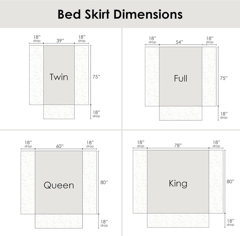 Home Bed Skirt