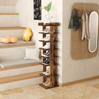 Home Bi 8-Tier Narrow Shoe Rack Corner Tower