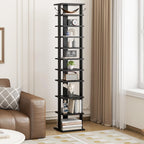 Home Bi 8-Tier Narrow Shoe Rack Corner Tower