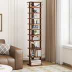 Home Bi 8-Tier Narrow Shoe Rack Corner Tower