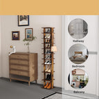Home Bi 8-Tier Narrow Shoe Rack Corner Tower