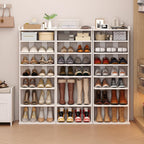 Home Bi 8-Tier Narrow Shoe Rack Corner Tower