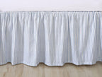 Home Cotton Ruffled Bedskirt Lightweight Decor with Classic