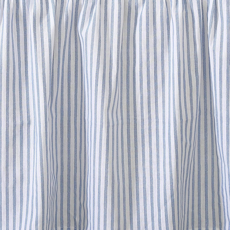 Home Cotton Ruffled Bedskirt Lightweight Decor with Classic