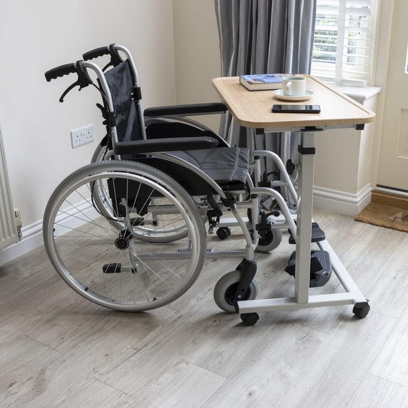Easylift Home Height Adjustable Tilting Top Overbed Overchair