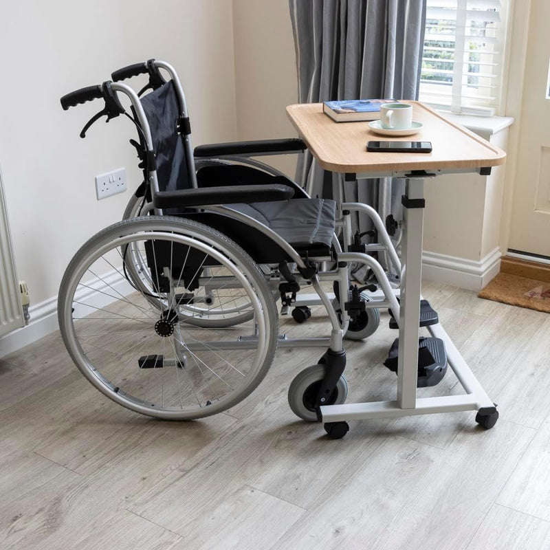 Easylift Home Height Adjustable Tilting Top Overbed Overchair