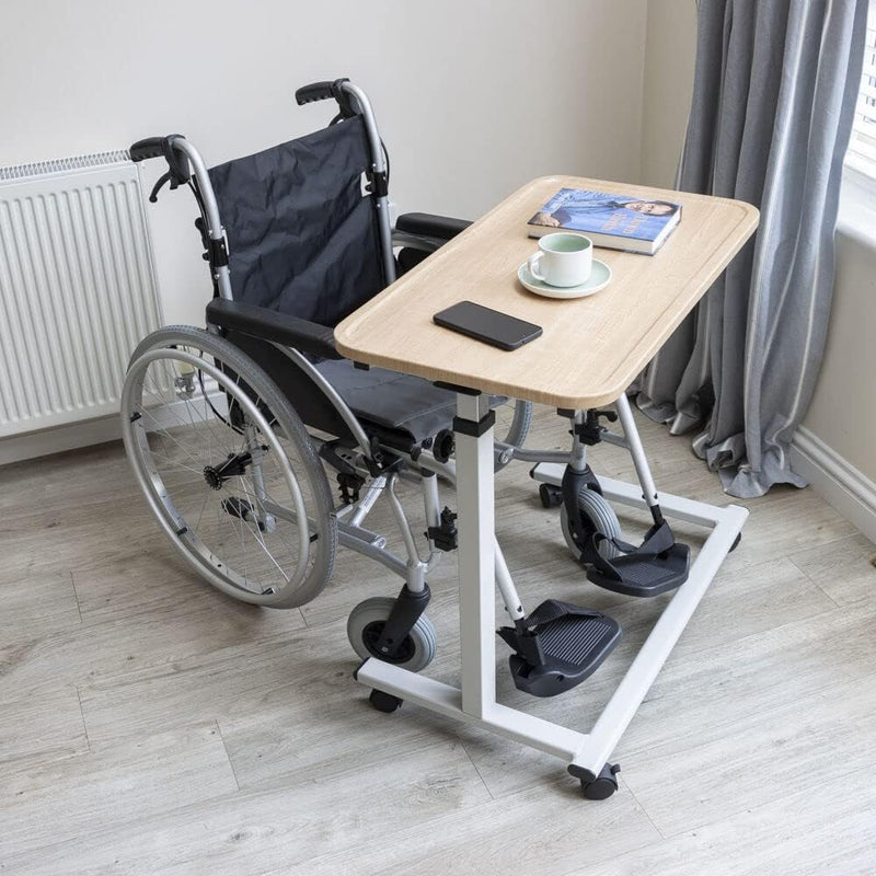Easylift Home Height Adjustable Tilting Top Overbed Overchair