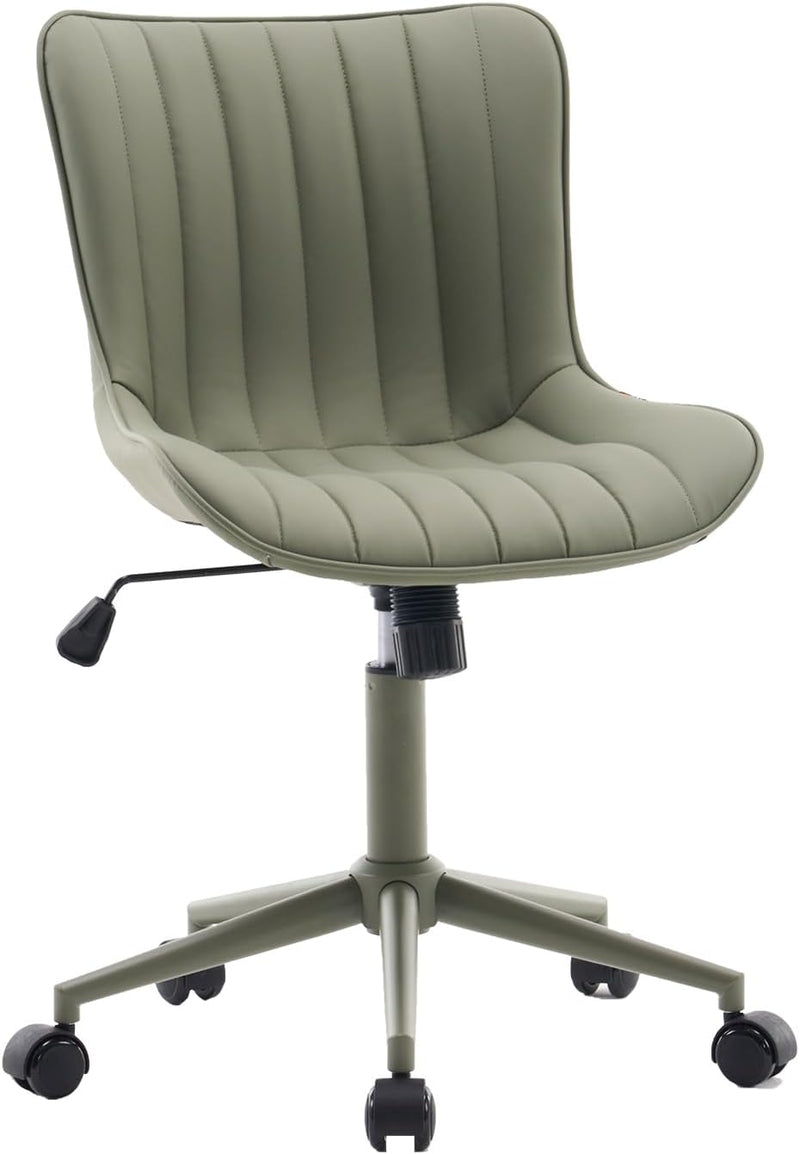 Home Office Chair Swivel Armless Desk All