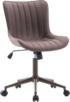 Home Office Chair Swivel Armless Desk All