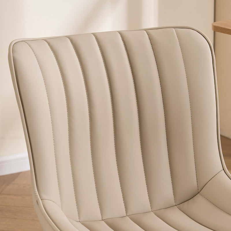 Home Office Chair Swivel Armless Desk All