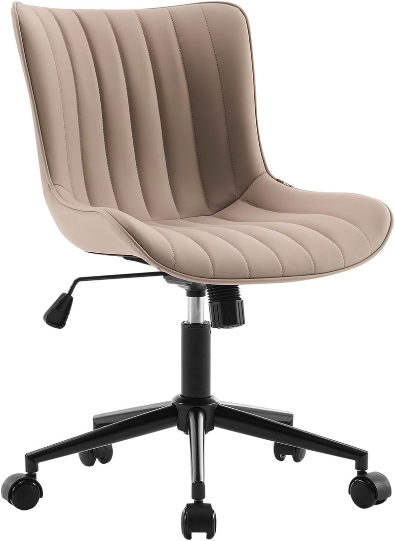 Home Office Chair Swivel Armless Desk All