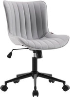 Home Office Chair Swivel Armless Desk All